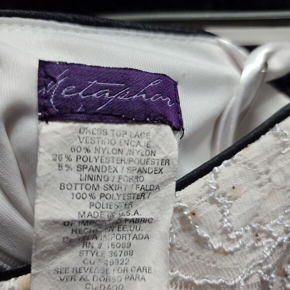 Metaphor Womens A-Line Dress Multicolor Size 16W Nylon Blend Stretch Thin Strap - Picture 8 of 12